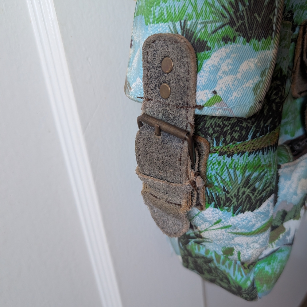 Green Patterned Men's Backpack - image 4